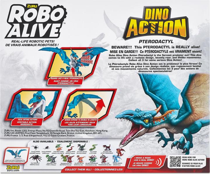 Actual product image Zuru ROBO ALIVE Dino Pterodactyl Action S1, Multi-coloured, 7173