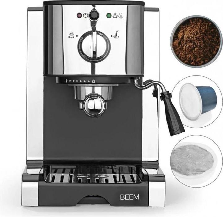 Produktbild Beem Siebträgermaschine Espresso-Perfect Silber