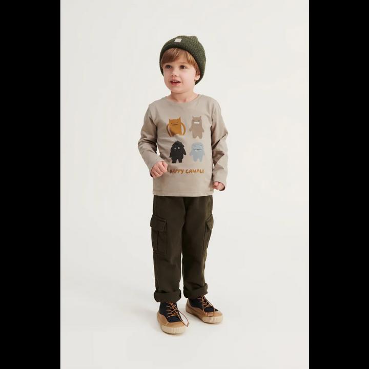 Actual product image Liewood T Shirt long sleeve Apia OEKO TEX Monster / Mist (128)