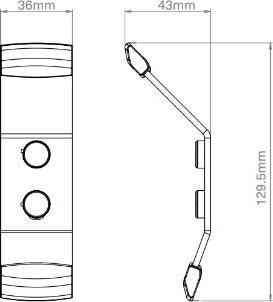 Immagine prodotto Mountson MS31PW - Supporto a parete premium per Sonos Move (1 pz., Installazione a parete, Non mobile)