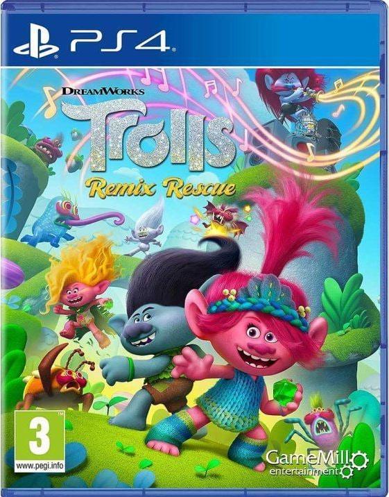 Actual product image GameMill Entertainment DreamWorks Trolls Remix Rescue (PS4, EN)