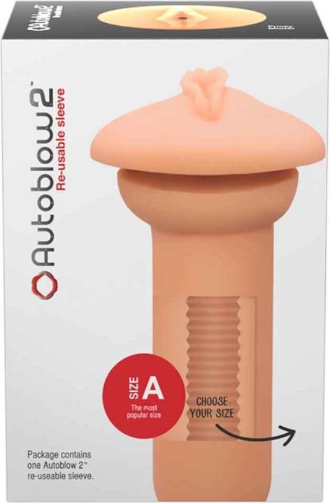 Actual product image Autoblow Vagina Sleeve