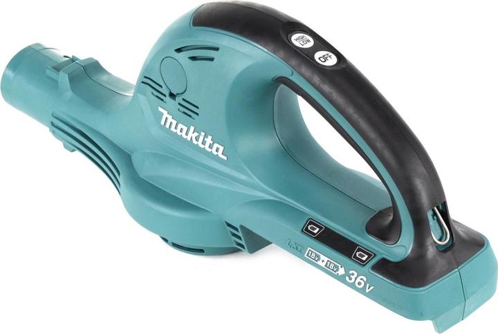 Actual product image Makita DUB 361 PM 2x 18 V / 36 V battery leaf blower + 2x BL 1840 B 4 Ah / 4000 mAh rechargeable (Rechargeable battery operated, Leaf blower)