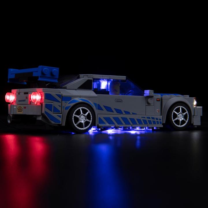 Immagine prodotto BrickBling Set di luci a LED per LEGO 2 Fast 2 Furious - Nissan Skyline GT-R (R34) (76917)