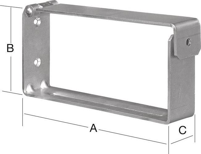 Produktbild Vormann Leiter- und Gerätehalter Länge 200 mm Höhe 90 mm Breite 40 mm (20 cm)
