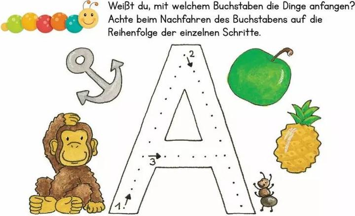 Image du produit Apprendre la chenille - Premières lettres (Allemand)