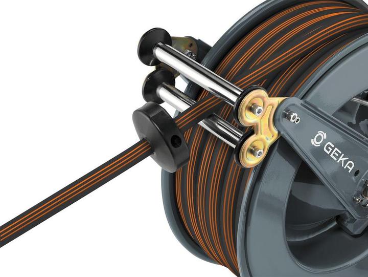 Produktbild Geka Schlauchaufroller PA30GSK Anschl.-Gew.33,25mm G 1 AG Zoll pulv.STA (25 m)
