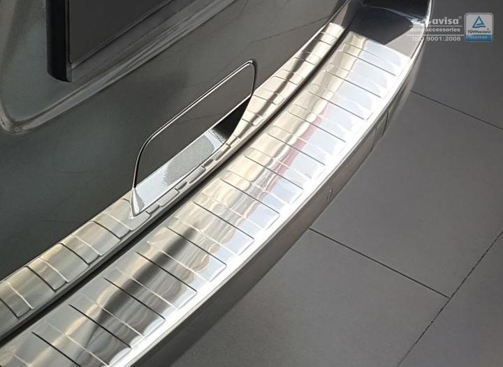 Produktbild ProPlus Edelstahl Ladekantenschutz für Citroen Spacetourer, Jumpy / Opel Vivaro / Peugeot Traveller / To... (Heck, Hochformat)