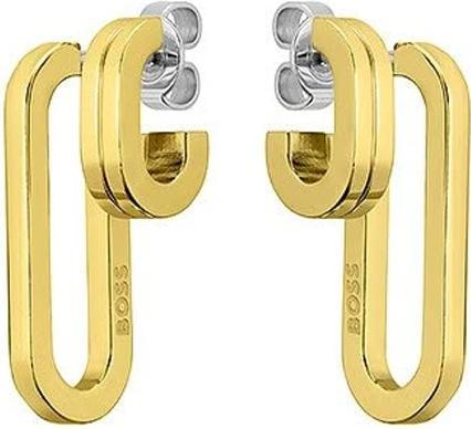 Hugo Boss Hailey original gold plated earrings 1580325