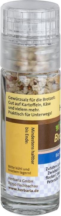 Nährwerte und Zutaten Herbaria Bauern Brotzeitsalz Mini-Mühle bio (19 g)