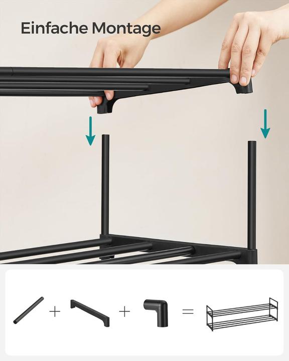 Actual product image Songmics Shoe rack (116 x 30 x 55 cm)