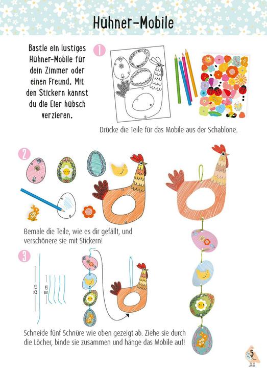 Produktbild Bastelset für Kinder: Kreatives Bastelset: Ostern