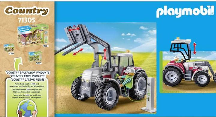 Actual product image Playmobil Large tractor (71305, Playmobil Country)