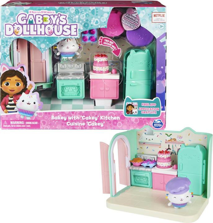 Spin Master Gabby's Dollhouse Deluxe Room Cuisine de Cakey