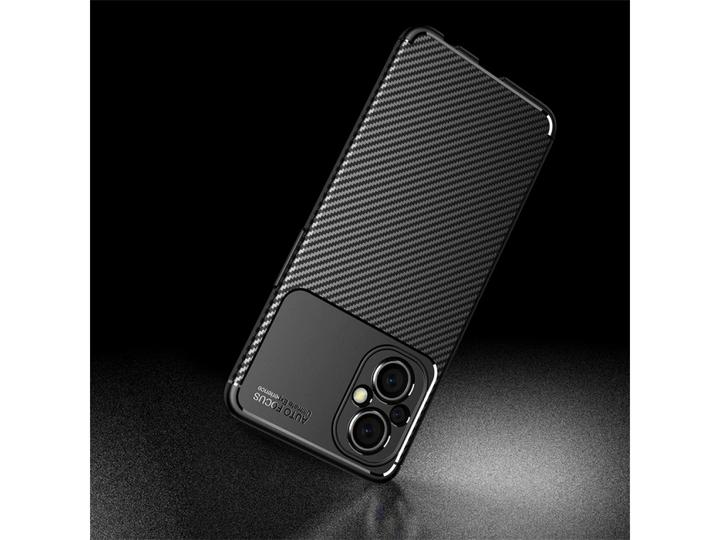 Productafbeelding Screenguard Oppo Reno8 Lite 5G Romp Carbon Design TPU Hoesje (Oppo Reno 8 Lite)