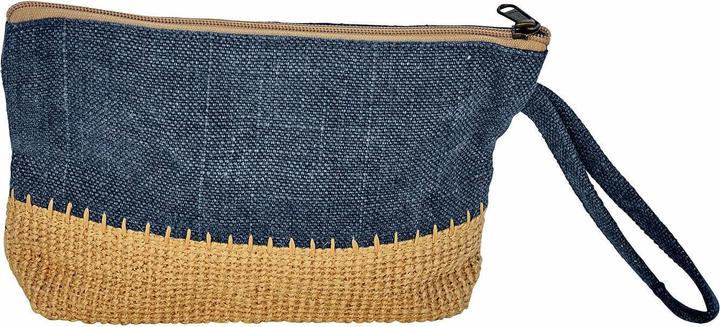 Loberon Tasche 2er Set Cacula blau/creme