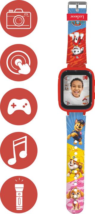 Actual product image Lexibook Paw Patrol colour screen clock with camera (Multilingual)
