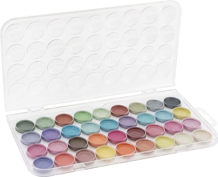 Image du produit Grafix Palette d'aquarelle métallique, 36 couleurs (Palette d'aquarelle métallique)
