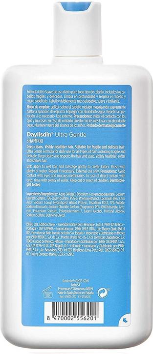 Produktbild Isdin Daylisdin Ultra Gentle Shampoo Häufige Anwendung 400ml (400 ml, Flüssiges Shampoo)