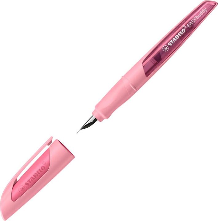 Produktbild STABILO Füllhalter EASYbuddy A, Rechtshänder, rouge Federbreite: A, Schreiblernstift mit Soft-Griffzone aus (Rosiges Rouge, 1 x)