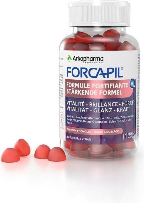 Produktbild Arkopharma Forcapil Gummies Haare und Nägel (60 Stück, Gummies, 192 g)