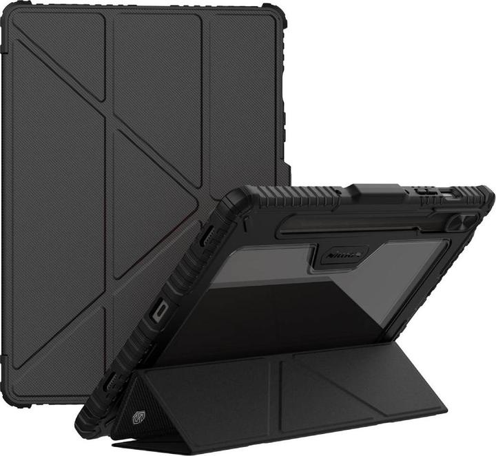 Produktbild Nillkin Bumper Leather Case Pro Hülle für Samsung Galaxy Tab S9 – Schwarz (Galaxy Tab S9)