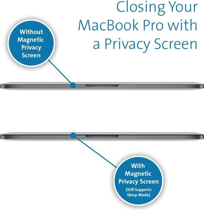 Actual product image Kensington Privacy Filter MacBook Pro 2016-2019 (15", 16 : 9)
