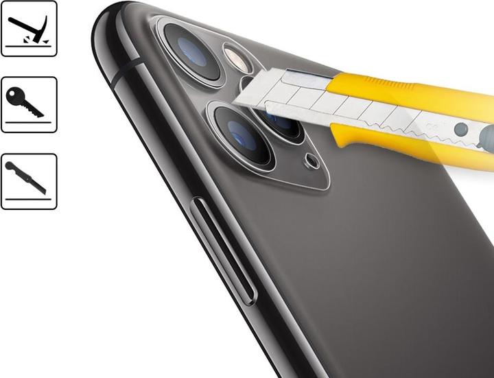 Actual product image Ueli Express iPhone 12 Pro Max camera armoured glass (1 Piece, Apple iPhone 12 Pro Max)