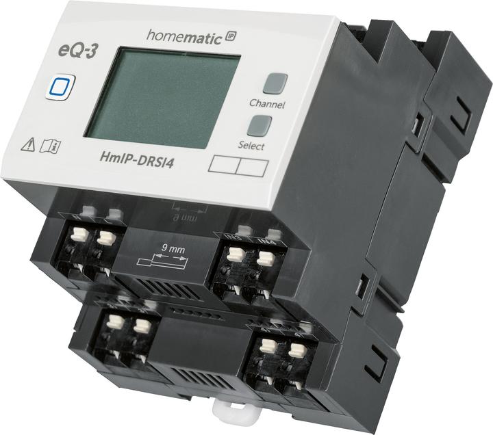 Actual product image Homematic IP Wireless switching actuator for top-hat rail mounting 4-fold (Switch actuator)