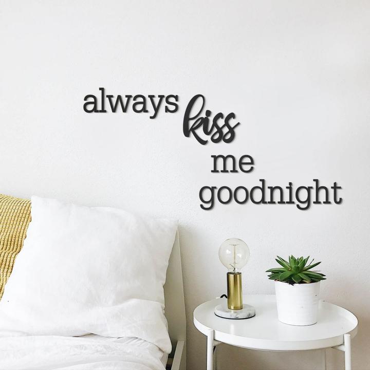Image du produit Trenddeko always kiss me goodnight (214 x 30 cm)