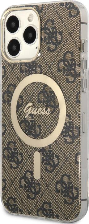 Actual product image Guess GUHMP13XH4STW iPhone 13 Pro Max 6.7" br?zowy/brown hardcase 4G MagSafe (Apple iPhone 13 Pro Max)