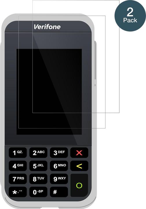Actual product image Dipos Anti-Shock Screen Protector Clear (1 Piece, Verifone e285)