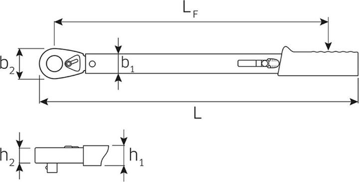 Produktbild Stahlwille 721QR (1/2", 40 Nm, 200 Nm)