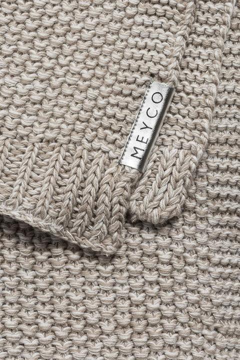 Produktbild Nobodinoz Meyco Strickdecke, 75x100 cm, Sand (75 x 100 cm)