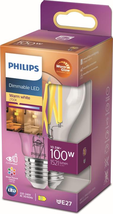 Image du produit Philips LED EyeComfort (E27, 10.50 W, 1521 lm, 1 x, D)
