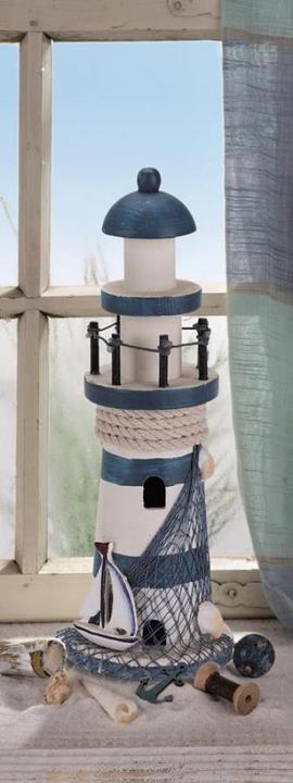 Produktbild Glorex Leuchtturm rund 23x8x8cm