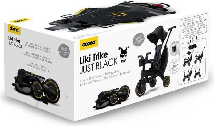 Actual product image Doona Liki Trike S5 5in1 Folding tricycle 5in1 Midnight