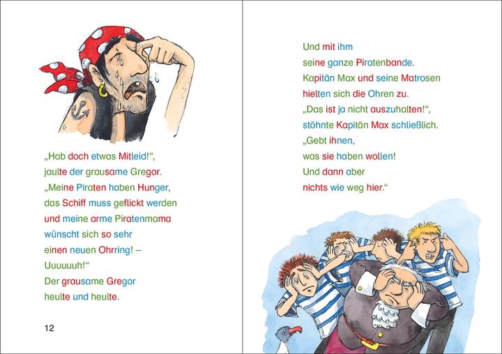 Immagine prodotto Silbengeschichten zum Lesenlernen - Piratengeschichten (Tedesco, Alexandra Fischer-Hunold, Ines Rarisch, I primi lettori Loewe, 2021)