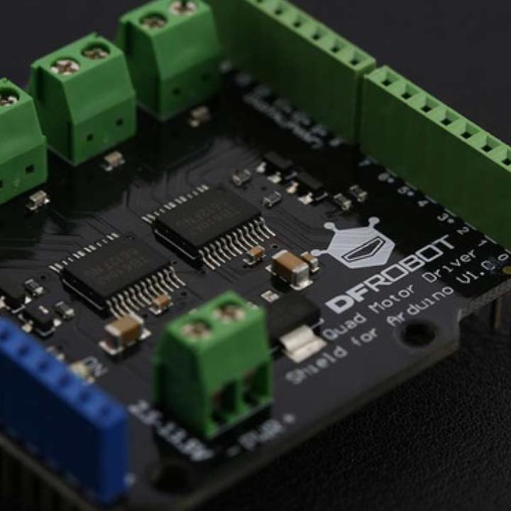 Image du produit DFRobot Bouclier de pilote de moteur DC Quad pour Arduino