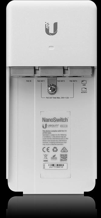 Produktbild Ubiquiti N-SW:Outdoor 24V passiv PoE Switch (4 Ports)