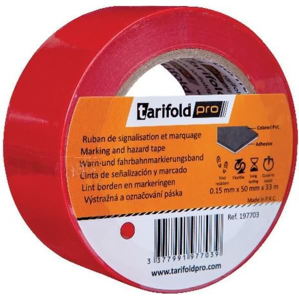 Produktbild Tarifold Markierungsklebeband Boden 197703 50mmx33m rt (50 mm)