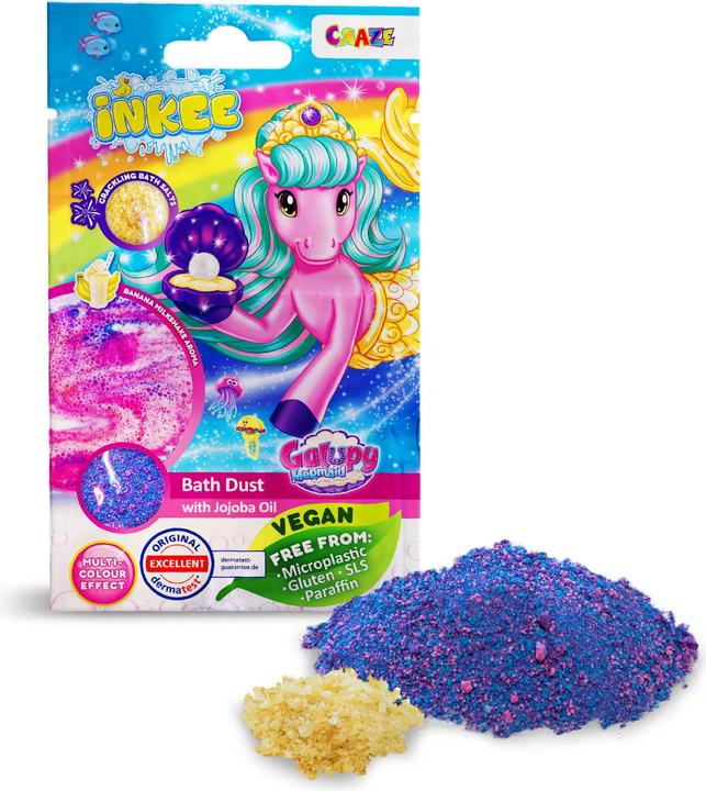 Actual product image Craze Inkee Galupy bath dust with crackle (Bath salts)