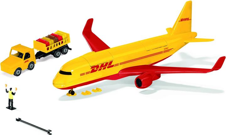 Actual product image Siku DHL cargo plane with accessories