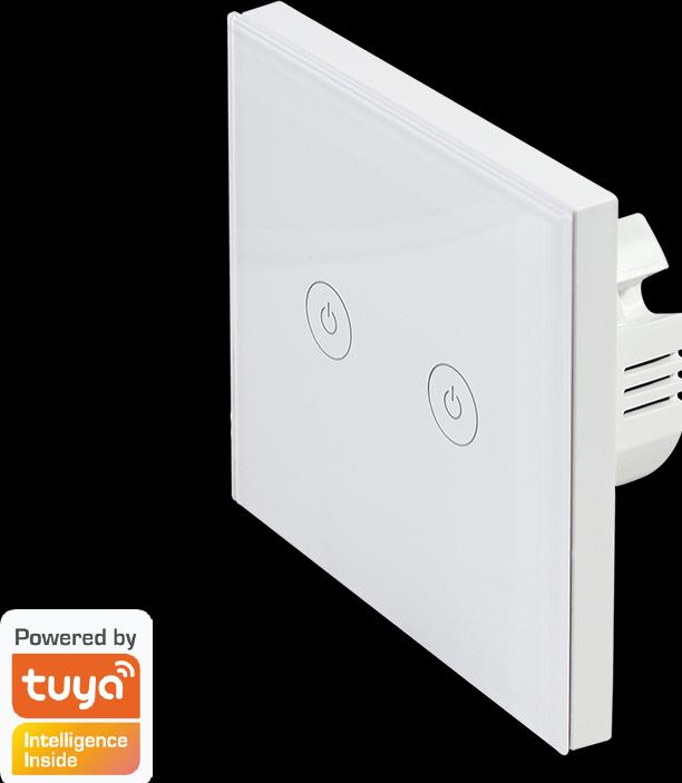Image du produit LogiLink Smart Home Wi-Fi Wall Switch 2-Fold