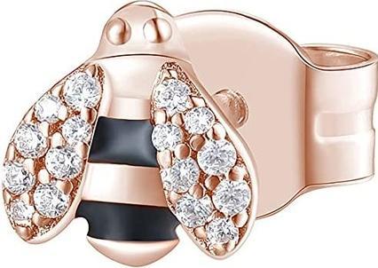 Image du produit Rosato Boucles d'oreilles simples en bronze avec zircons Storie beehive RZO050