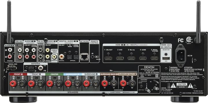 Produktbild Denon Avr-X1500h (7.2 Kanal, FM)