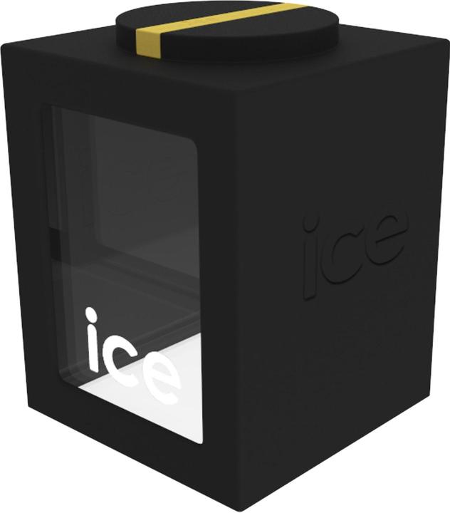 Actual product image ICE Watch Ice Glitter Black Gold S (Analogue wristwatch, 34 mm)