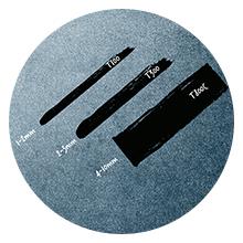 Image du produit STABILO Marqueurs acryliques - FREE Acrylic - T800C pointe biseautée 4-10mm - stylo simple - noir (Noir, 10 mm, 1 x)