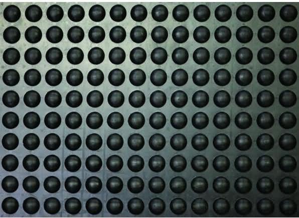 Immagine prodotto Miltex Tappetino anti-fatica YOGA DOME, nero borchiato (90 x 90 cm)