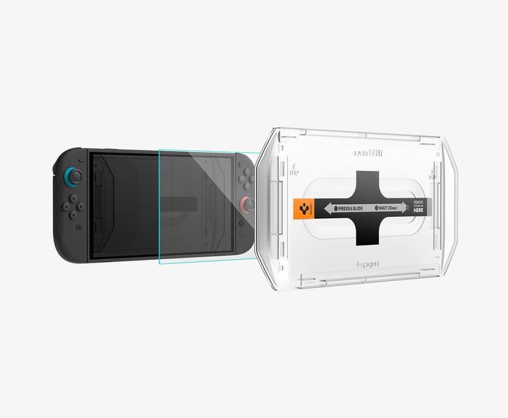 Image du produit Spigen - Screen Protector Glas.tR EZ-FIT (2pack) - for Nintendo Switch 2 - Clear (Switch 2)